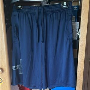 Adidas Blue Performance Athletic Shorts